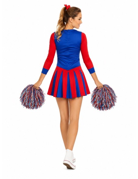 Costume de Pom-Pom Girl Cheerleader Nouveau | Costumes pour Adultes Le Roi du Carnaval